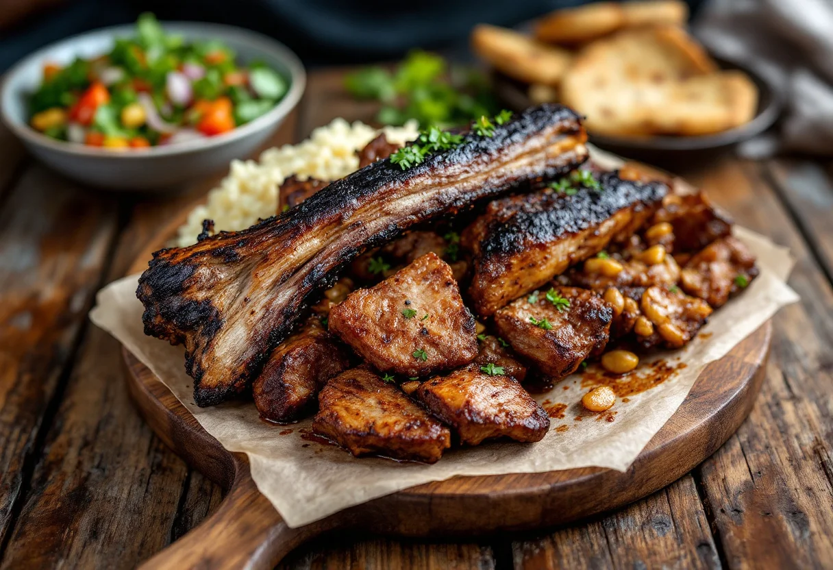 A photo of Nyama Choma, a meat dish from Kenya